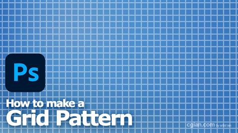 Photoshop custom pattern creation grid