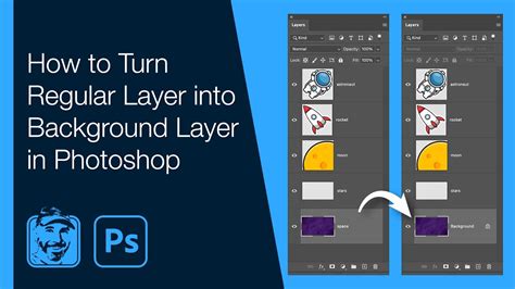 Photoshop document with text layer and background