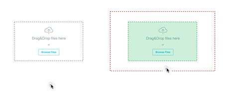 Drag and drop interface for image upload