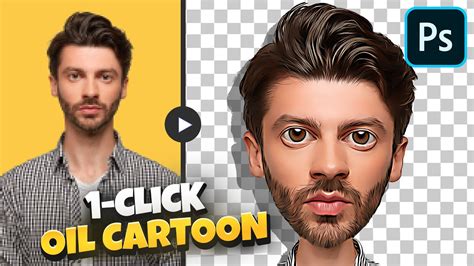 Cartoon effect on a portrait photo