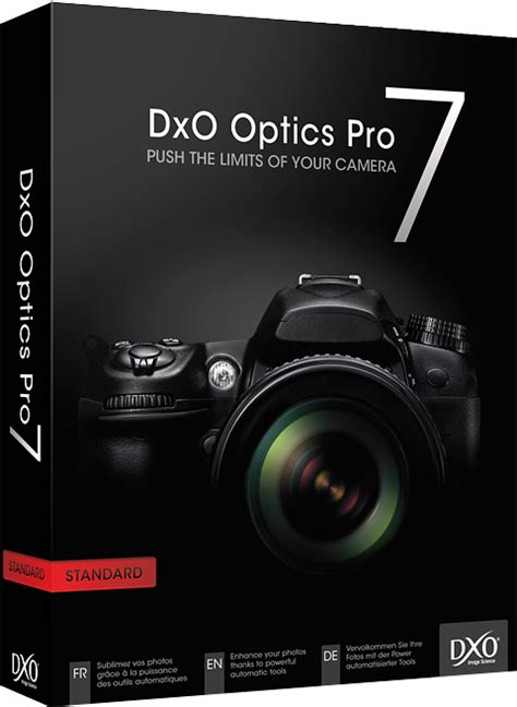 Diagram illustrating lens correction process in DxO Optics Pro