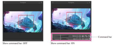 Navigator Palette in Clip Studio Paint