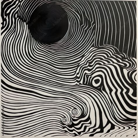 An abstract representation of sound waves being separated.