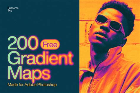 Photoshop Gradient Map Text Effect Example