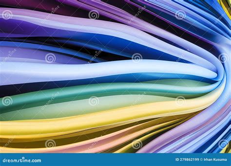 Abstract representation of color spectrum slicing
