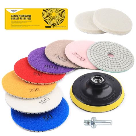 disc repair kit with polishing pads