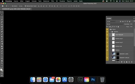 MacBook Pro screen showing Photoshop interface