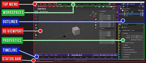 Blender interface with the Select menu open