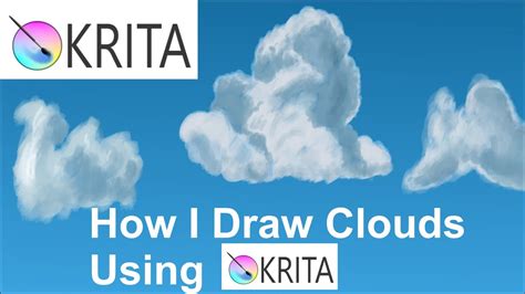 Drawing Clouds in Krita