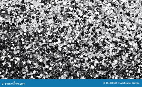 Illustration of various sparkle and glitter textures