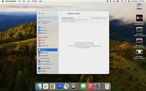 macOS Software Update screen
