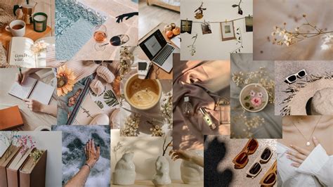 Example of a clean and minimalist photo collage created with Icecream Photo Editor