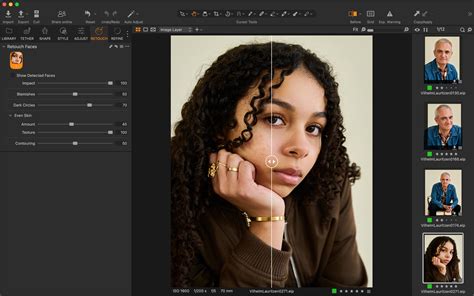 Capture One Retouch Tool Tab interface