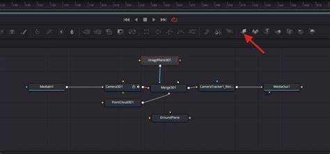 DaVinci Resolve Fusion node graph example