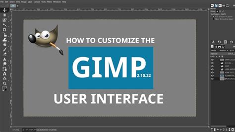GIMP interface